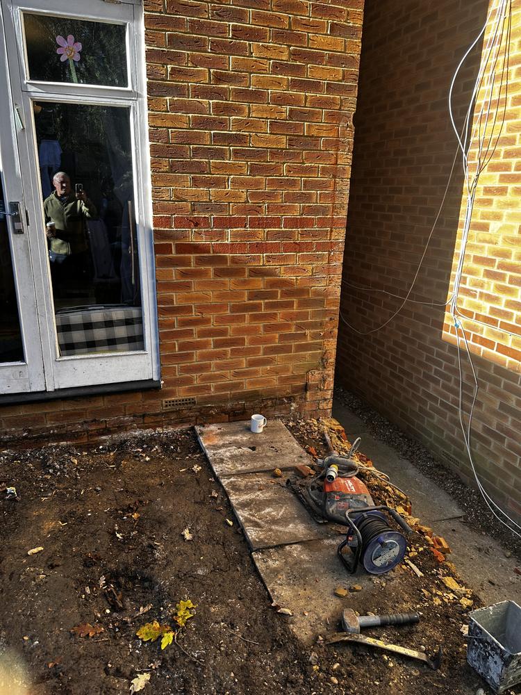 Before — New conservatory build, Hendon, HA3